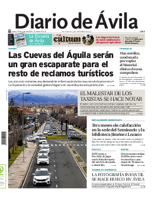 Portada Diario de Ávila