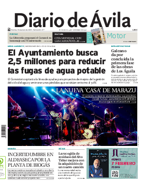 Portada Diario de Ávila