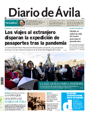 Portada Diario de Ávila