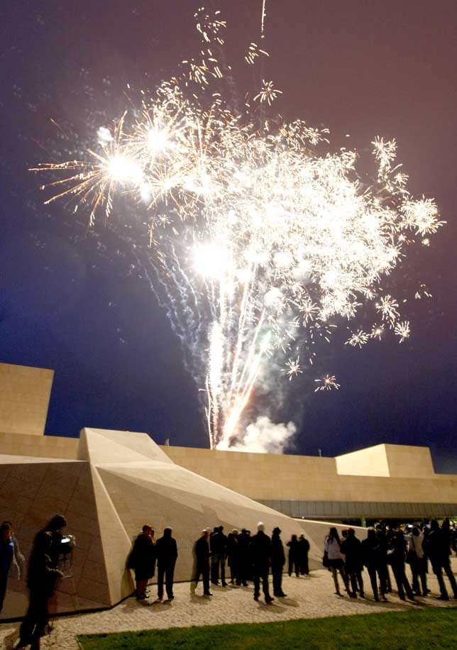 Castillo de fuegos artificiales.