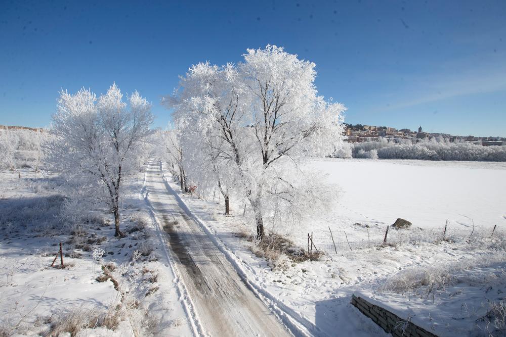 Centellada, nieve, helada.  / ISABEL GARCÍA