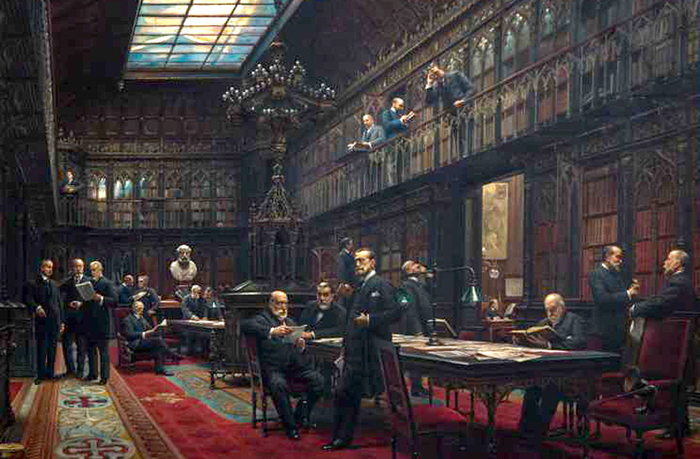 Recreación patrimonial desde la biblioteca del Senado