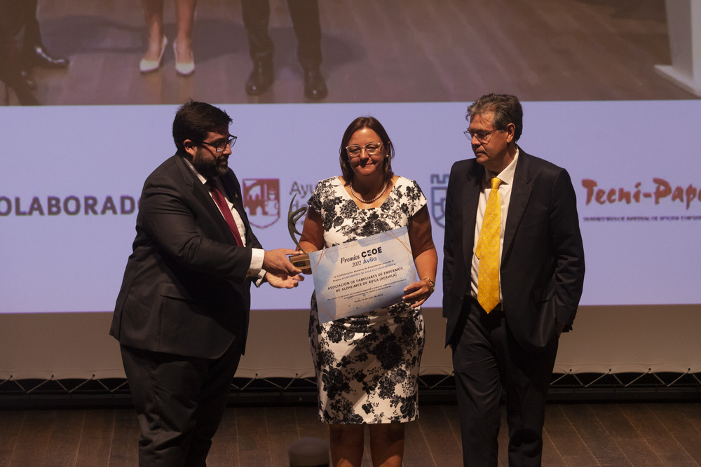 XVII Premios Empresariales de CEOE Ávila, Lienzo Norte.  / ISABEL GARCÍA