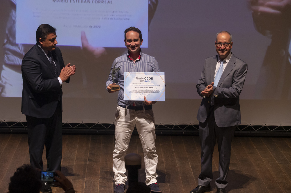 XVII Premios Empresariales de CEOE Ávila, Lienzo Norte.  / ISABEL GARCÍA