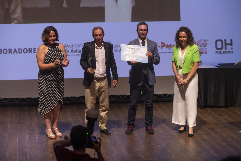 XVII Premios Empresariales de CEOE Ávila, Lienzo Norte.  / ISABEL GARCÍA