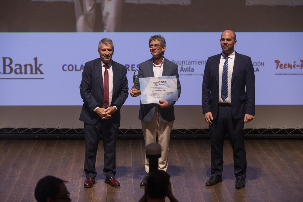 XVII Premios Empresariales de CEOE Ávila, Lienzo Norte.  / ISABEL GARCÍA