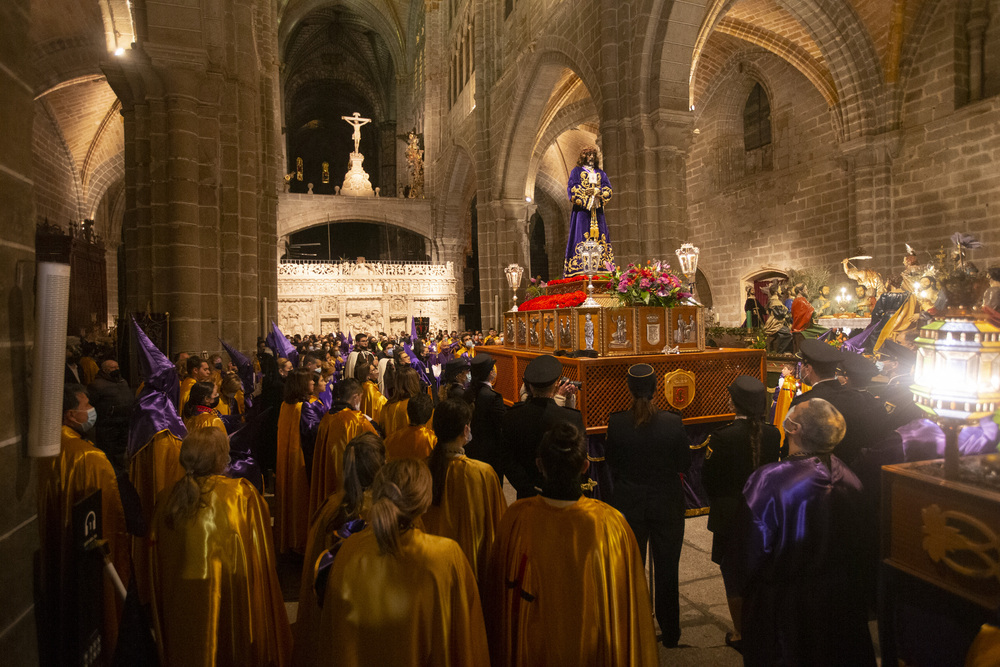 Procesión de Medinaceli, Semana Santa, cancelada por lluvia.l  / ISABEL GARCÍA