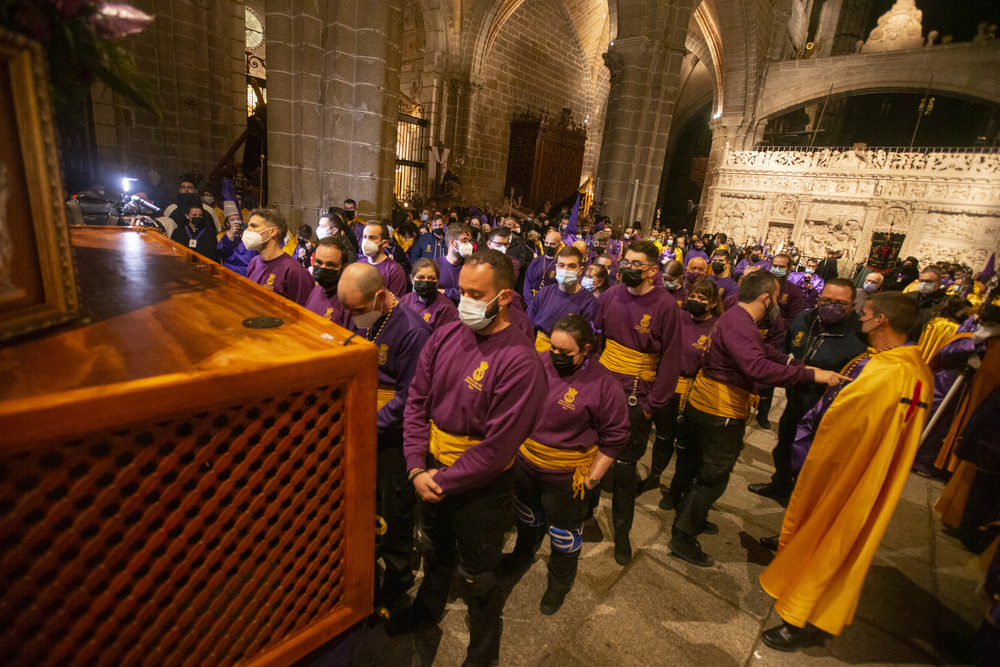 Procesión de Medinaceli, Semana Santa, cancelada por lluvia.l  / ISABEL GARCÍA