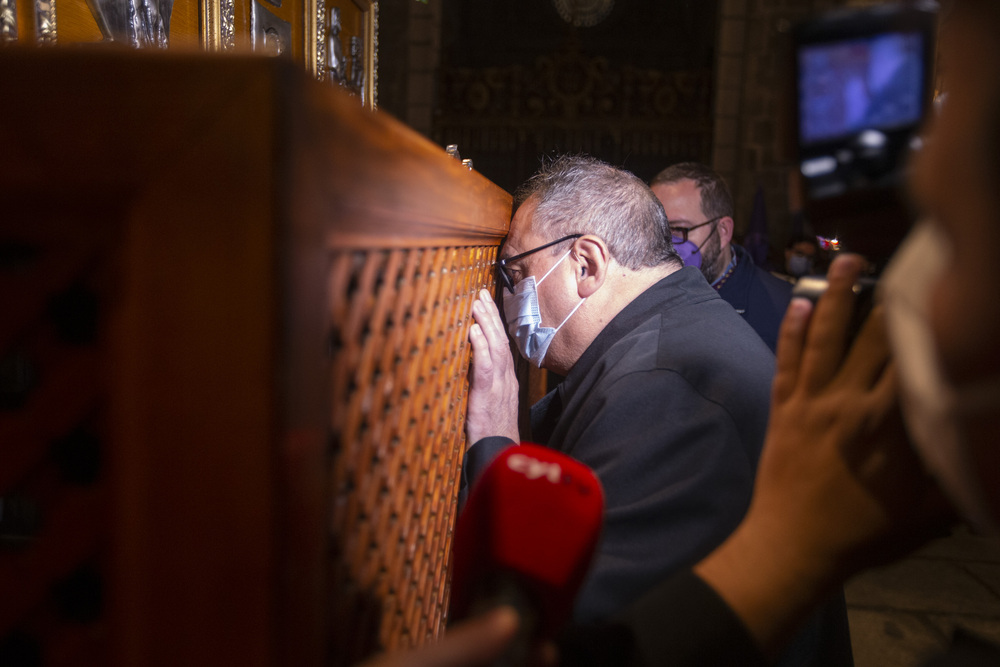 Procesión de Medinaceli, Semana Santa, cancelada por lluvia.l  / ISABEL GARCÍA