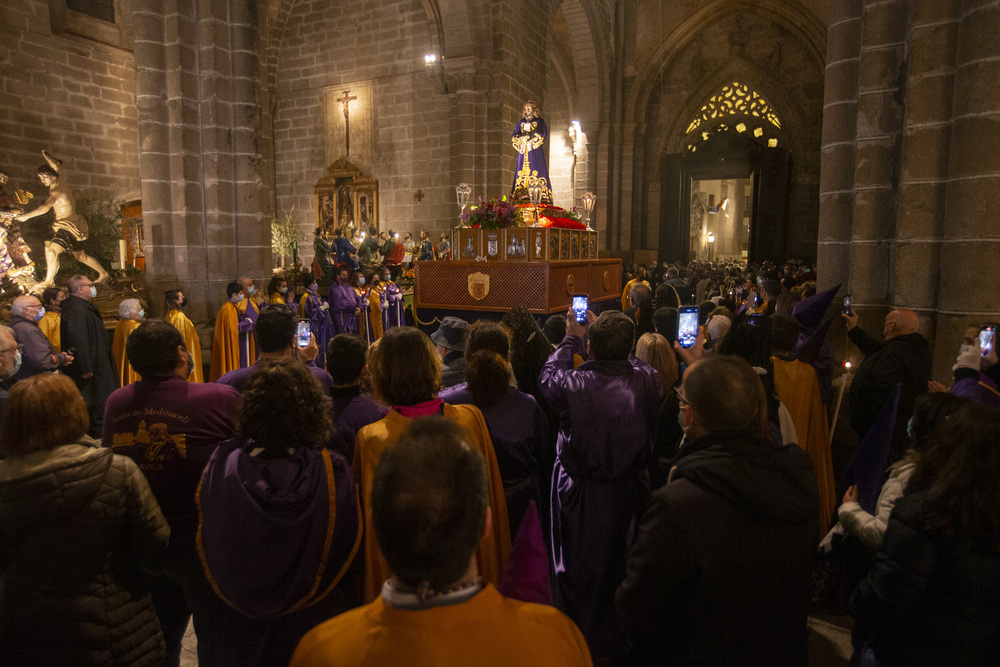 Procesión de Medinaceli, Semana Santa, cancelada por lluvia.l  / ISABEL GARCÍA