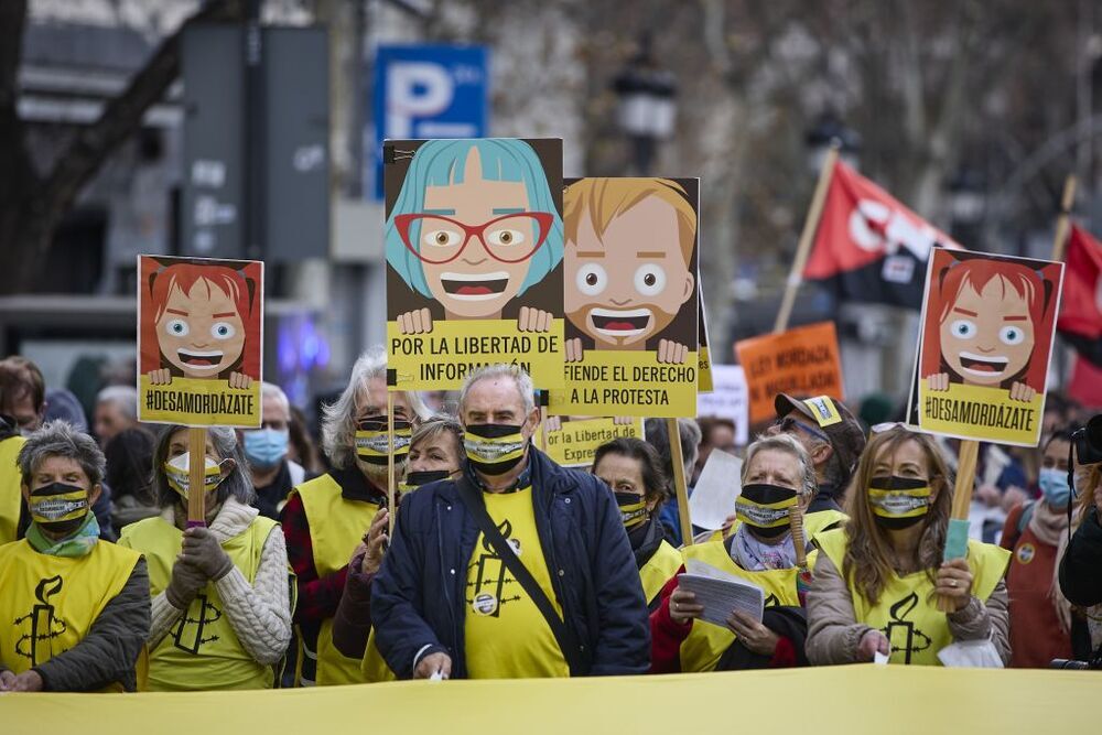 Los colectivos se movilizan contra la Ley Mordaza