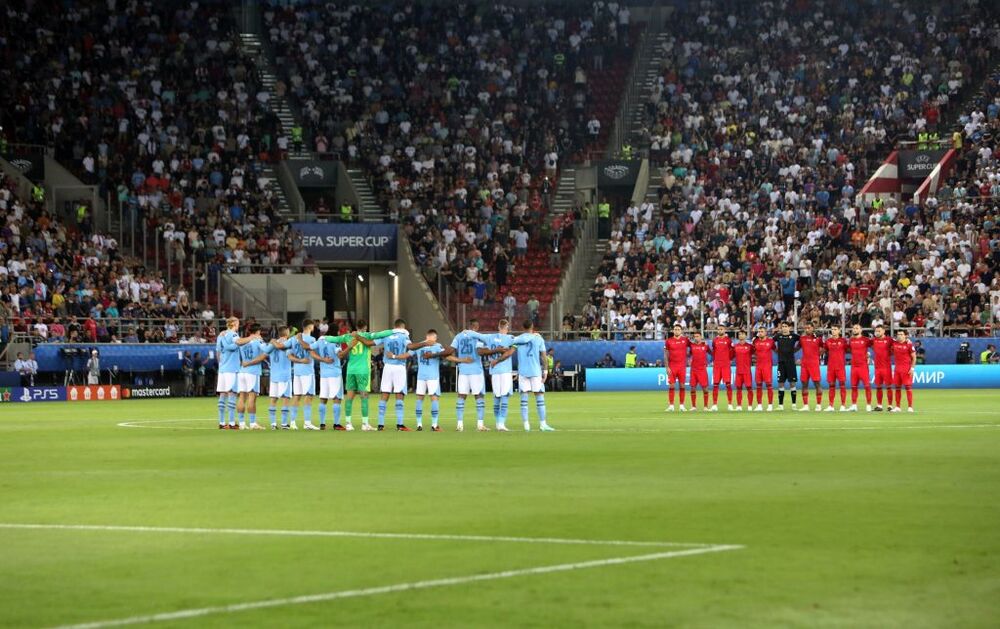 UEFA Super Cup - Manchester City vs Sevilla FC  / PANAGIOTIS MOSCHANDREOU