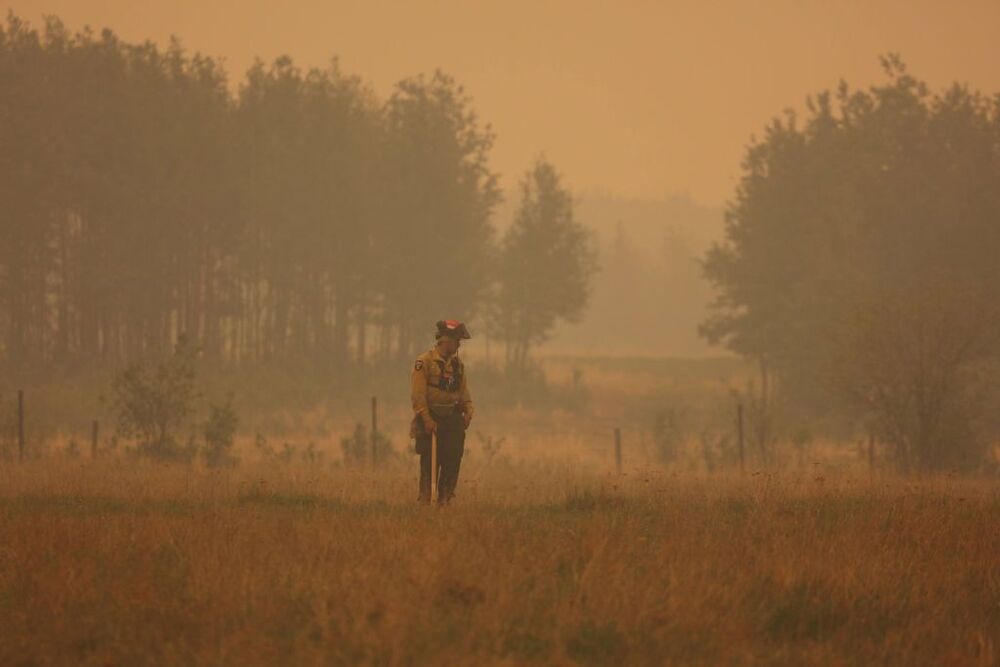 Canada Wildfires continue to impact US air quality  / ALBERTA WILDFIRE HANDOUT