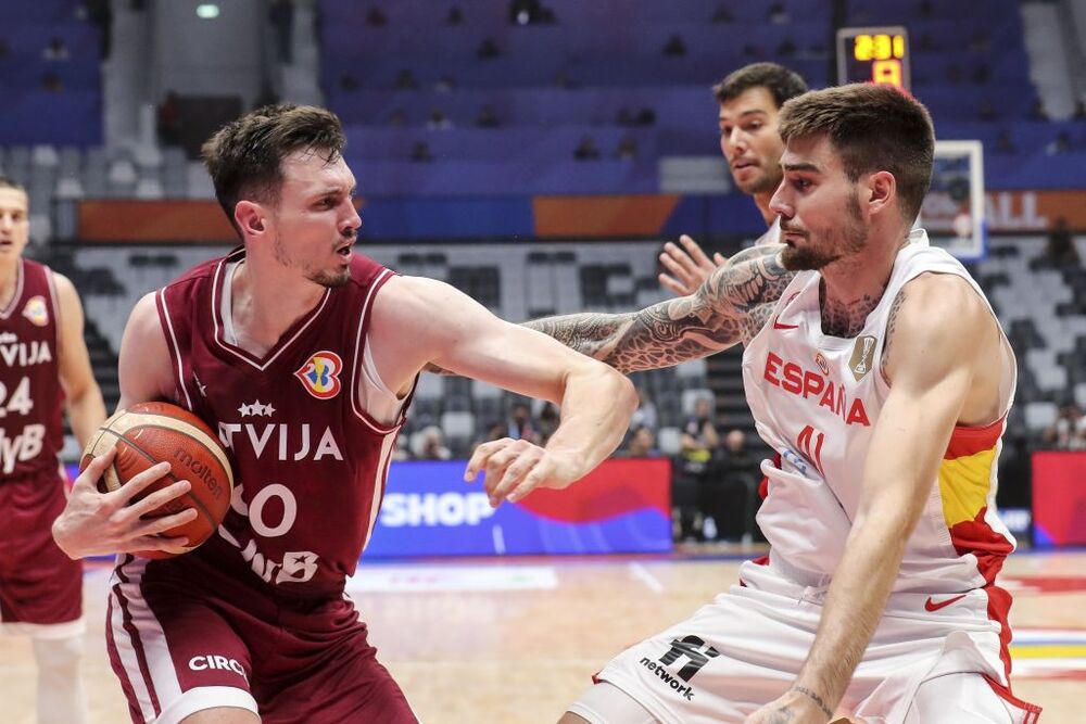 FIBA Basketball World Cup 2023 - Spain vs Latvia  / BAGUS INDAHONO