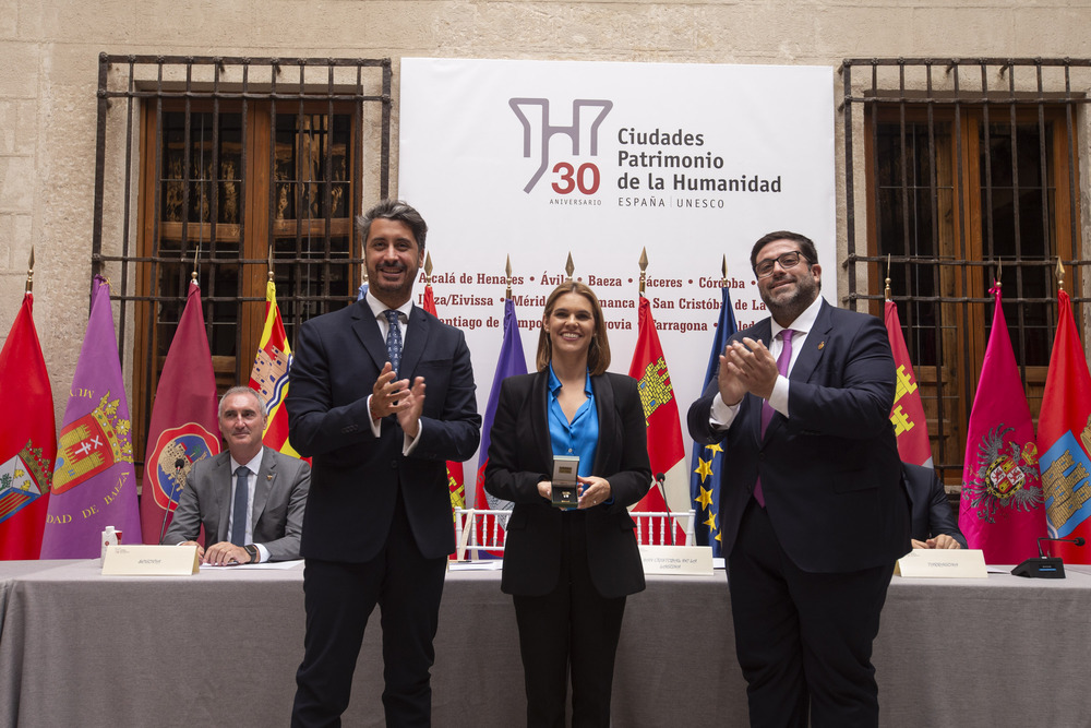 Asamblea Extraordinaria Grupo Ciudades Patrimonio de la Humanidad de España (GCPHE) por el 30 aniversario. Palacio de Superunda: Inicio de la Asamblea Extraordinaria.  / ISABEL GARCÍA