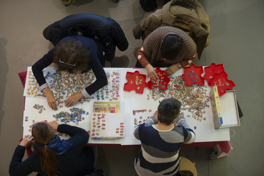 La pasión por los puzzles se dispara en Ávila
