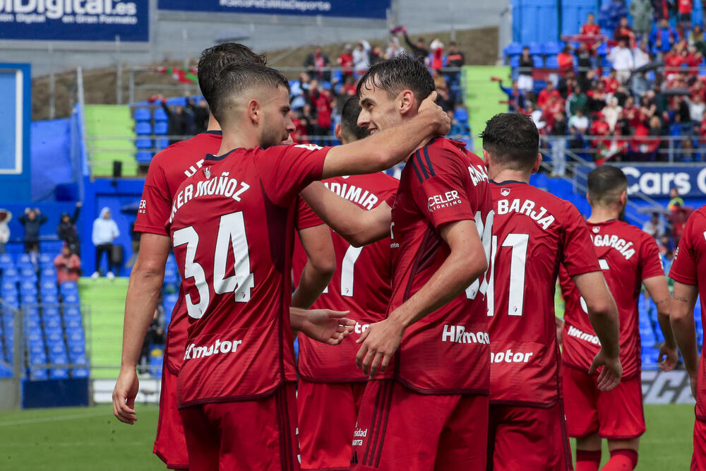 El Getafe prolonga el maleficio de Osasuna en el Coliseum