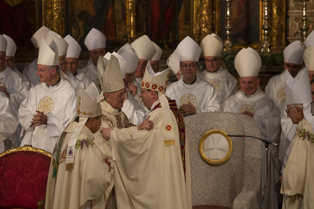 Ordenación espiscopal de Jesús Rico, nuevo obispo de Ávila.  / DAVID CASTRO