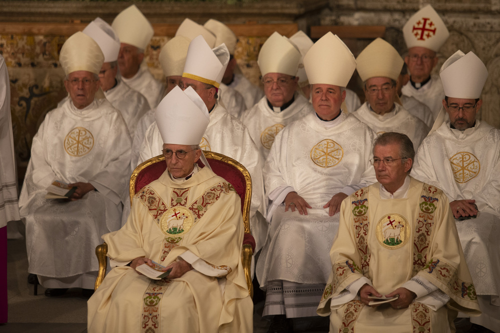 Ordenación espiscopal de Jesús Rico, nuevo obispo de Ávila.  / DAVID CASTRO