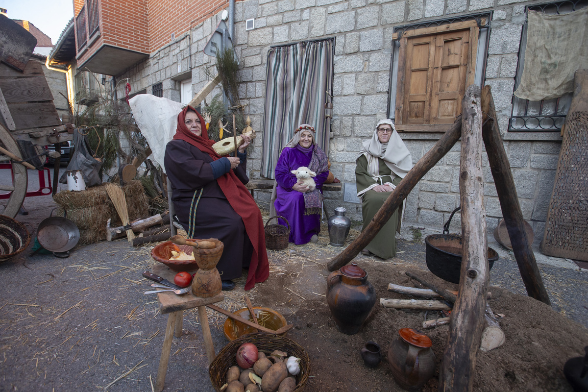 Beén viviente en Navalmoral de la Sierra.  / ISABEL GARCÍA