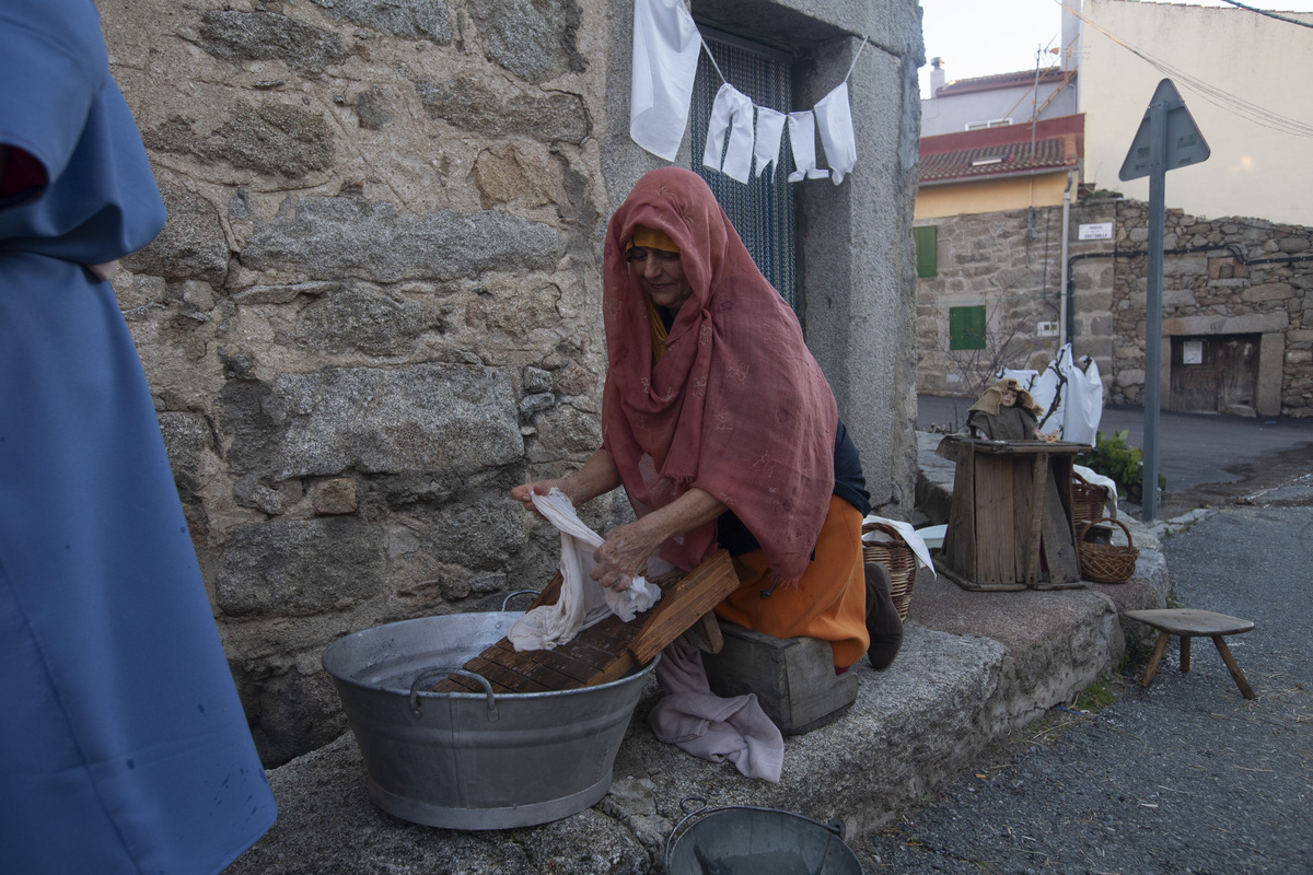 Beén viviente en Navalmoral de la Sierra.  / ISABEL GARCÍA