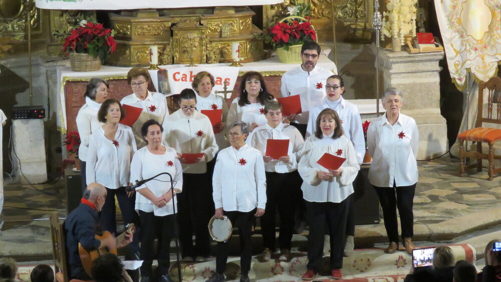 Grupo de Solana de Rioalmar en el XI Festival de Villancicos de la Sierra de Ávila