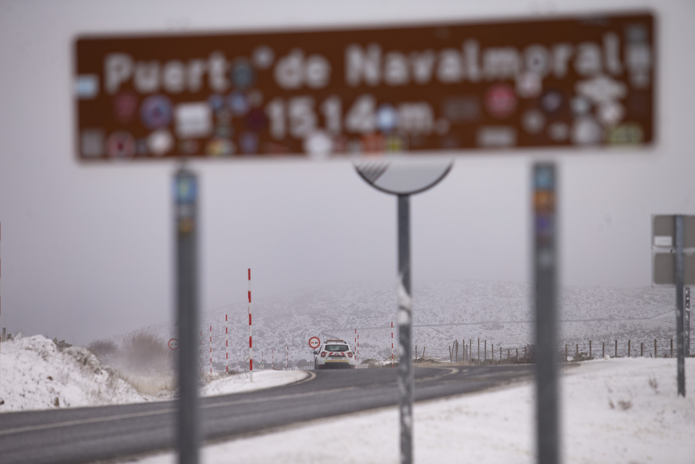 Nieve y bajada de las temperaturas en Ávila.  / DAVID CASTRO