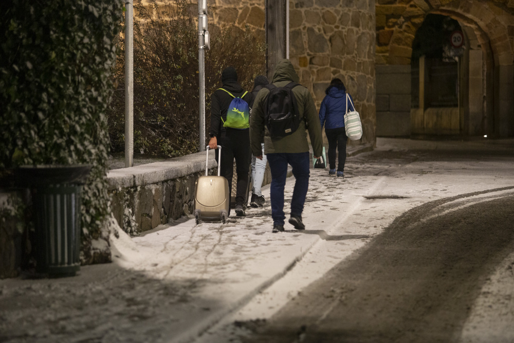 Nieve y bajada de las temperaturas en Ávila.  / DAVID CASTRO