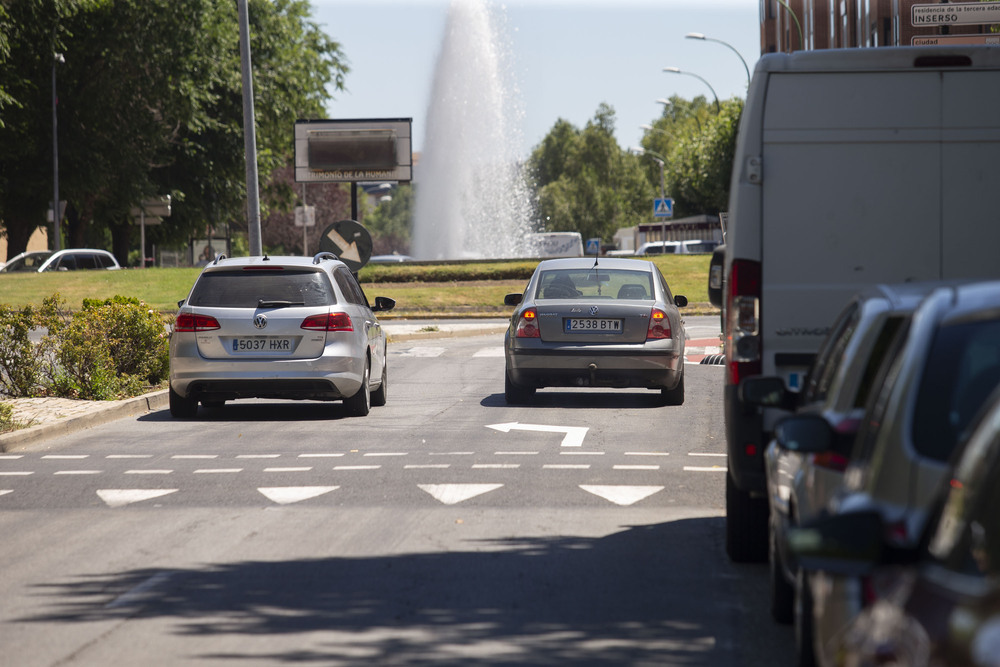 Circulando por el carril bici de la discordia