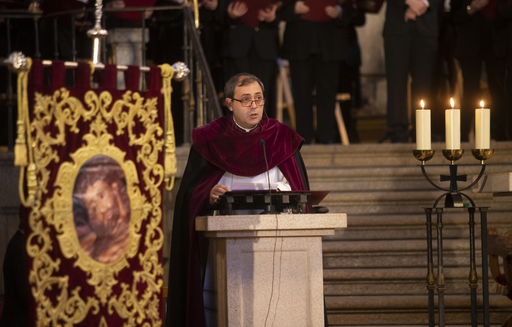 Sermón y traslado del Cristo de las Murallas.  / DAVID CASTRO