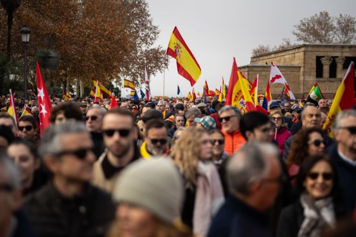 El PP celebra un acto contra la amnistía en Madrid  / ALEJANDRO MARTÍNEZ VÉLEZ