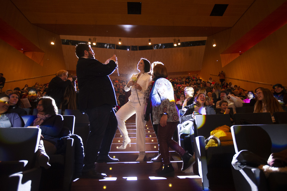 Acto de presentación del videoclip
y la canción promocional de Rosa Lopez.  / ISABEL GARCÍA