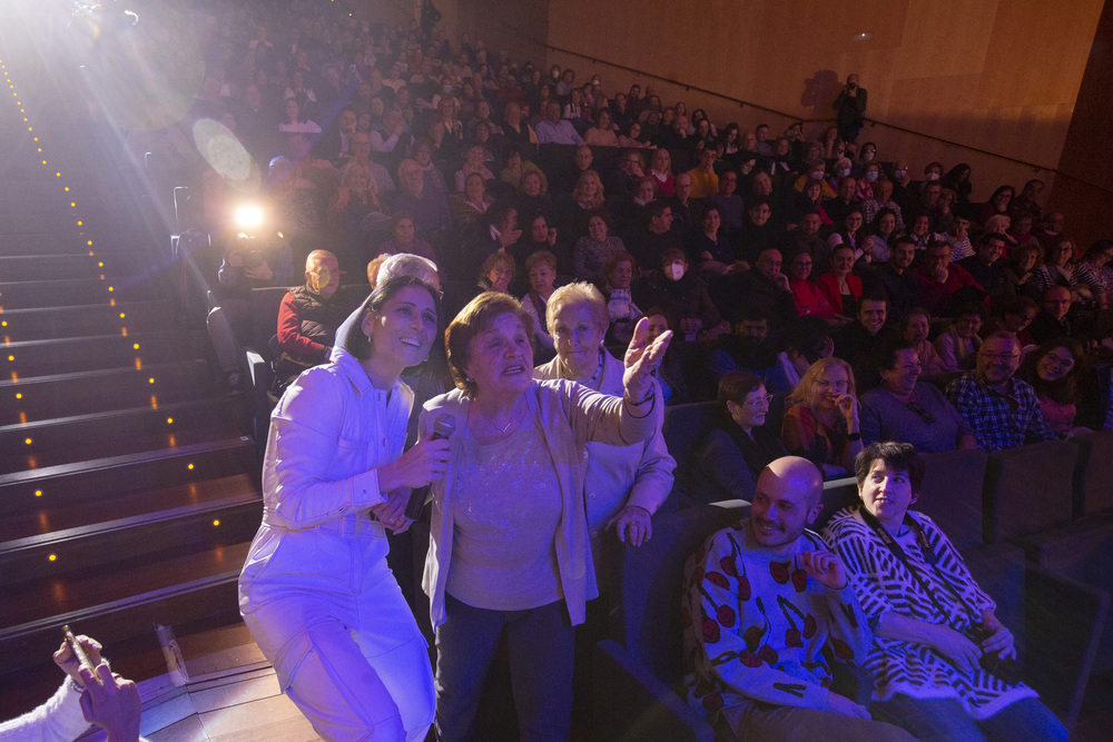 Acto de presentación del videoclip
y la canción promocional de Rosa Lopez.  / ISABEL GARCÍA