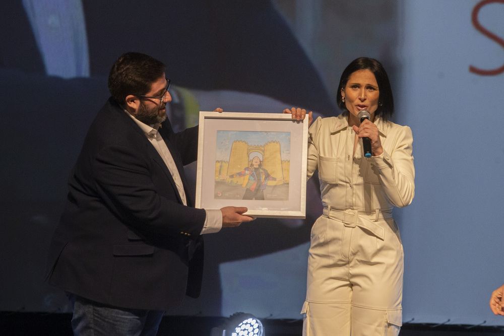 Acto de presentación del videoclip
y la canción promocional de Rosa Lopez.  / ISABEL GARCÍA