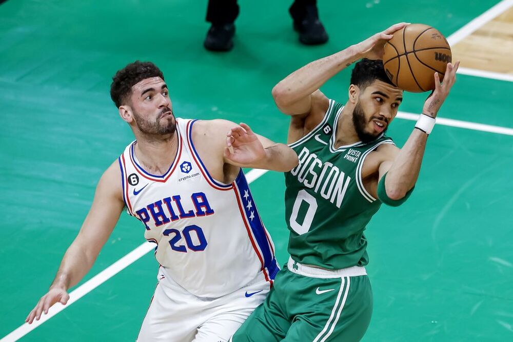 NBA Playoffs - Philadelphia 76ers at Boston Celtics  / CJ GUNTHER