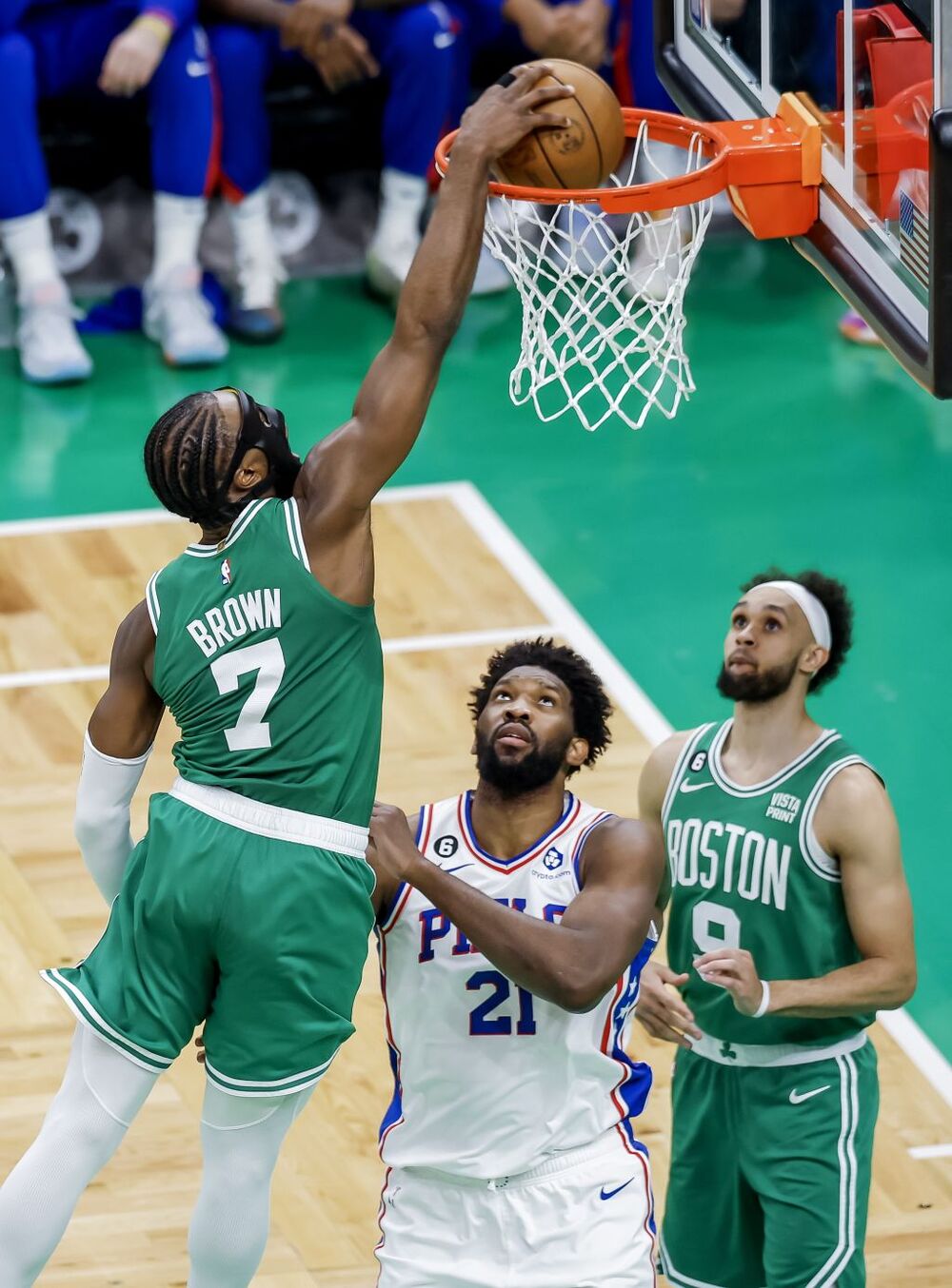 NBA Playoffs - Philadelphia 76ers at Boston Celtics  / CJ GUNTHER