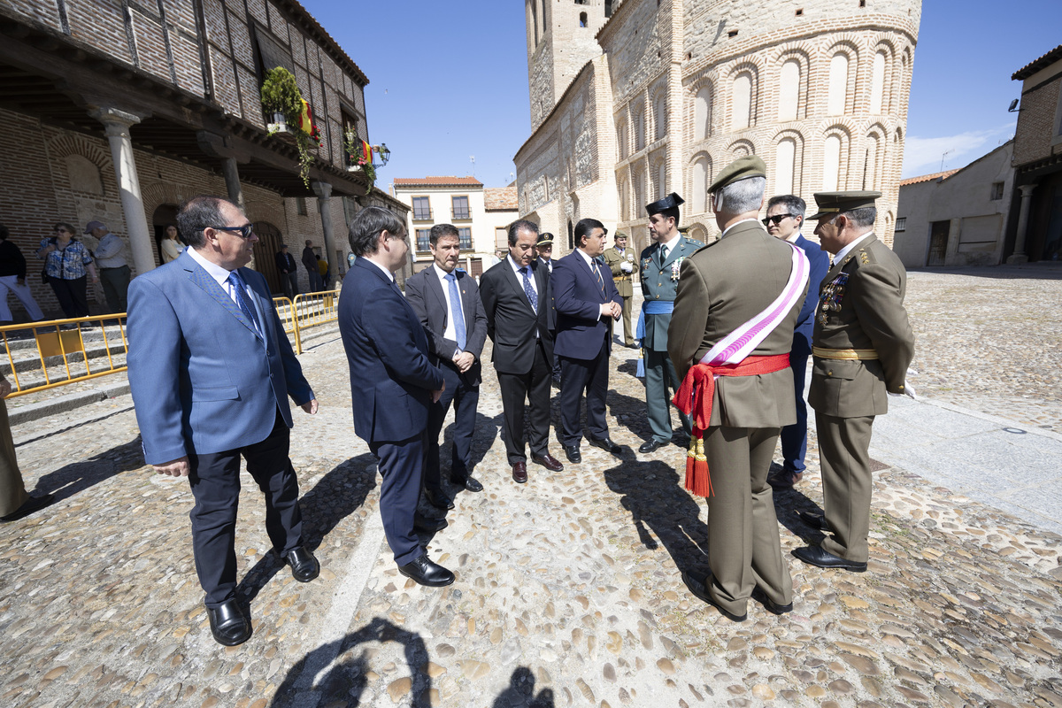 Jura de bandera en Arévalo.  / ISABEL GARCÍA