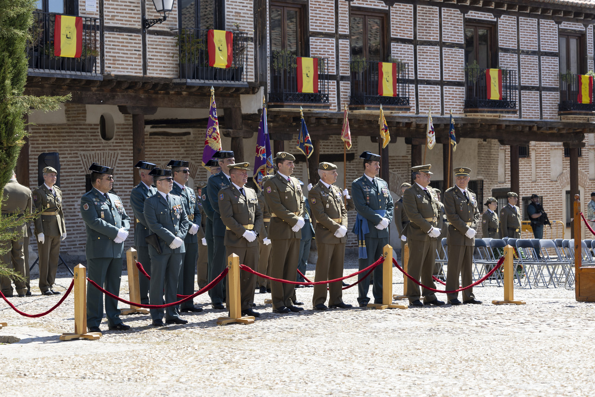 Jura de bandera en Arévalo.  / ISABEL GARCÍA