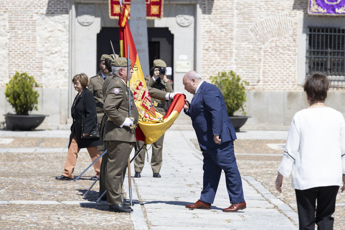 Jura de bandera en Arévalo.  / ISABEL GARCÍA