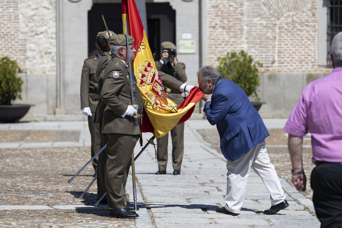 Jura de bandera en Arévalo.  / ISABEL GARCÍA