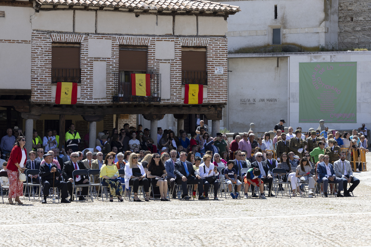 Jura de bandera en Arévalo.  / ISABEL GARCÍA