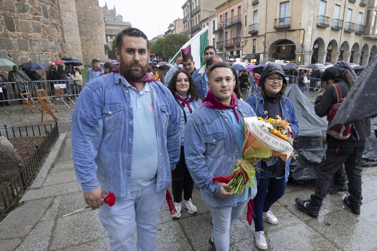 Ofrenda floral de Santa Teresa.  / ISABEL GARCÍA