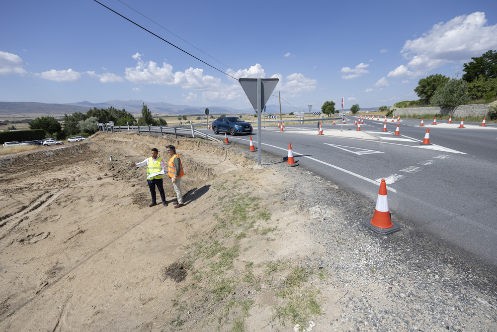 Una glorieta de 50 metros para el cruce de la N-110 y la N-502