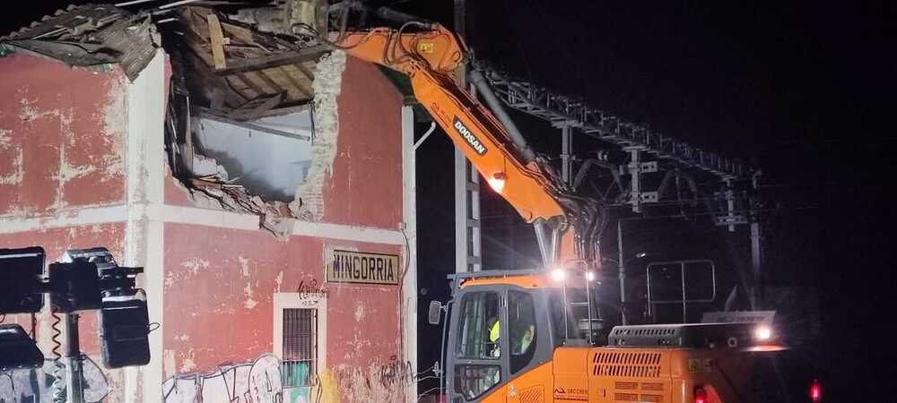 La estación de Mingorría ya es historia 