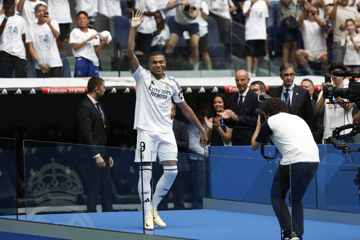 Presentación Mbappé como nuevo jugador del Real Madrid  / CHEMA MOYA