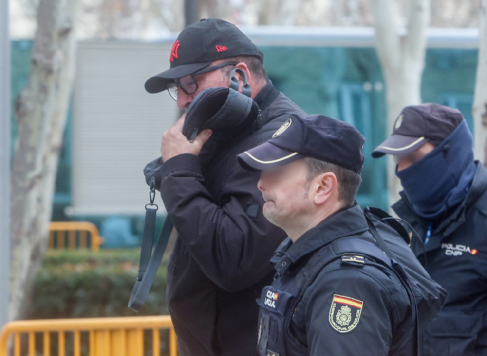 Koldo García a su salida de la Audiencia Nacional