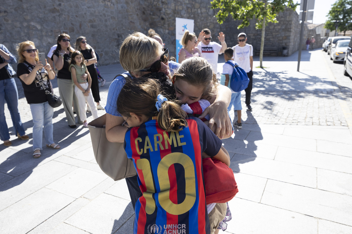 Llega de niños saharauis a Ávila.  / ISABEL GARCÍA