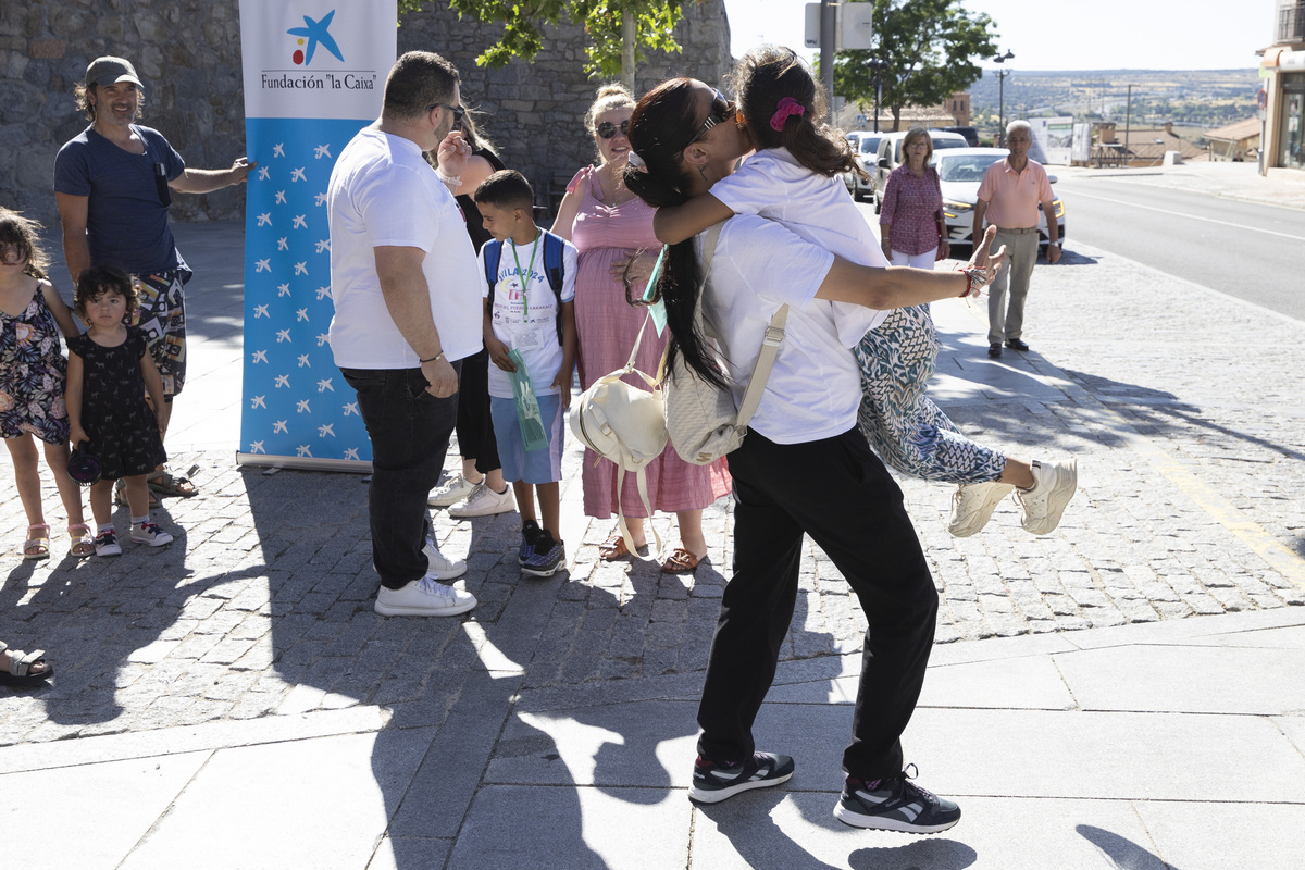 Llega de niños saharauis a Ávila.  / ISABEL GARCÍA