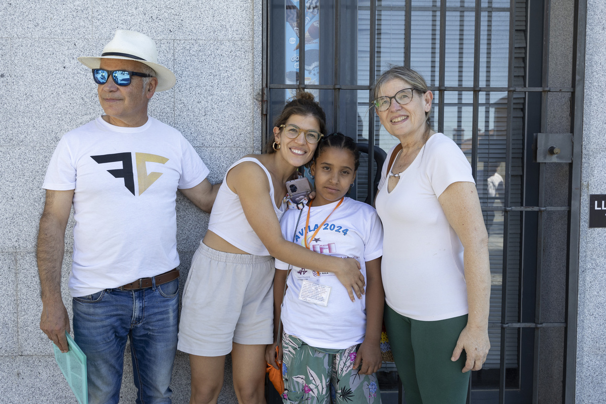 Llega de niños saharauis a Ávila.  / ISABEL GARCÍA