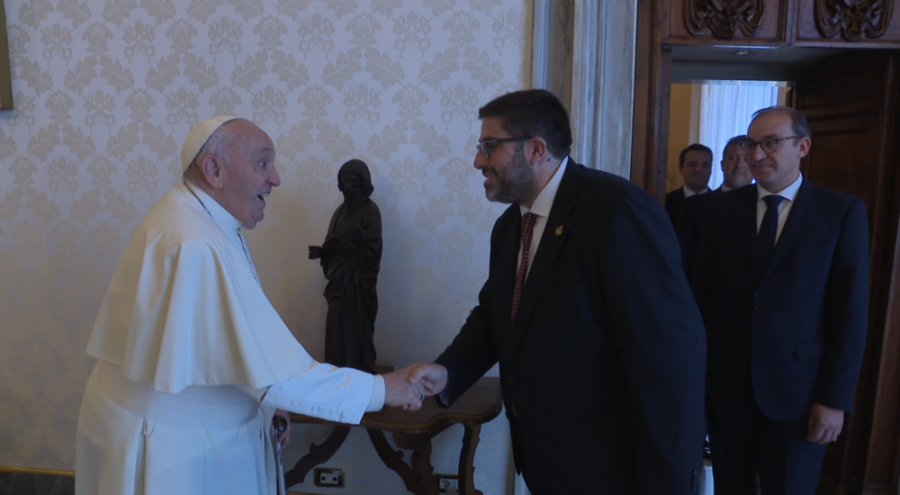 Compromiso ante el Papa de velar por el legado monumental